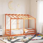 vidaXL Kinderbed met bedhuis 90x190 cm massief grenenhout, Verzenden