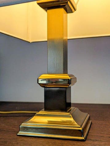 Lampe de table - Laiton moulé, Laiton moulé