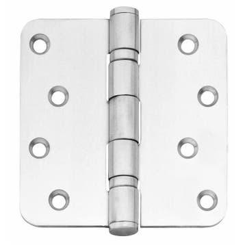 Kogellagerscharnier geborsteld rvs 102x102mm tot 100 kilo..., Doe-het-zelf en Bouw, Hang- en Sluitwerk, Ophalen of Verzenden, Nieuw