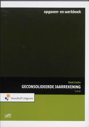 Geconsolideerde Jaarrekening 9789001778217 Henk Fuchs, Boeken, Verzenden, Gelezen, Henk Fuchs