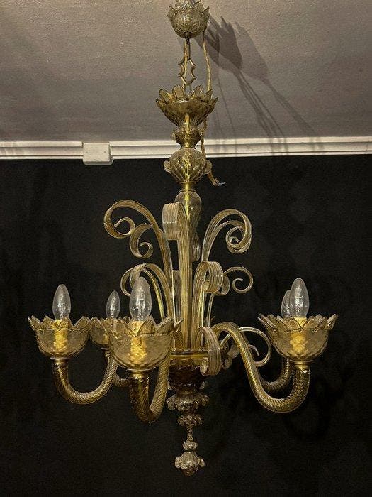 Kroonluchter - Muranoglas, Antiquités & Art, Curiosités & Brocante