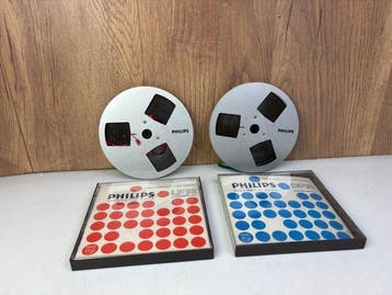 Philips - Metal Reels - 18 cm spoelen met tape - 1980, Nieuw