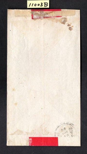 Chine - 1878-1949 - Rare enveloppe enregistrée en provenance, Postzegels en Munten, Gestempeld