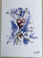 Tim Burton il Labirinto - - Accessoire de film Plaque signée, Verzamelen, Nieuw