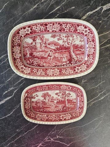 Villeroy & Boch - Plateau (2) - Porcelaine, Céramique -