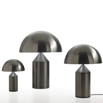 Oluce Atollo Tafellamp Metal Nikkel, Verzenden, Nieuw