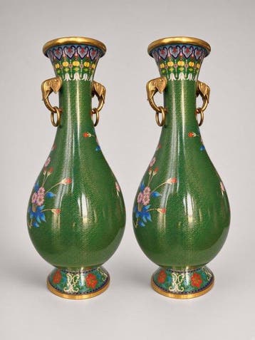 Vaas - Emaille - China