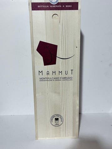 2021 Col D’orcia Mammut - Abruzzo DOCG - 1 Dubbele, Nieuw