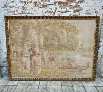 Wandtapijt (2) - 156 cm - 210 cm - groot formaat museaal