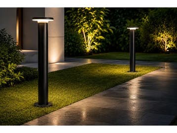 Veiling - 2 x LED Sokkellamp voor Buiten – 12W – 4200K ?, Nieuw