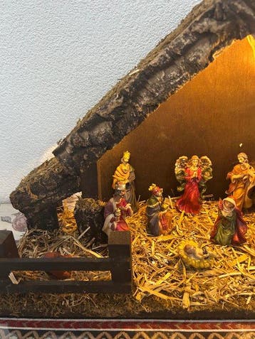 Kerststal - Hout, Steen, Porselein, Diversen, Nieuw