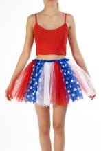 Tutu USA Rood Wit Blauw Petticoat XS S 140 146 152 158 164 T, Ophalen of Verzenden, Nieuw