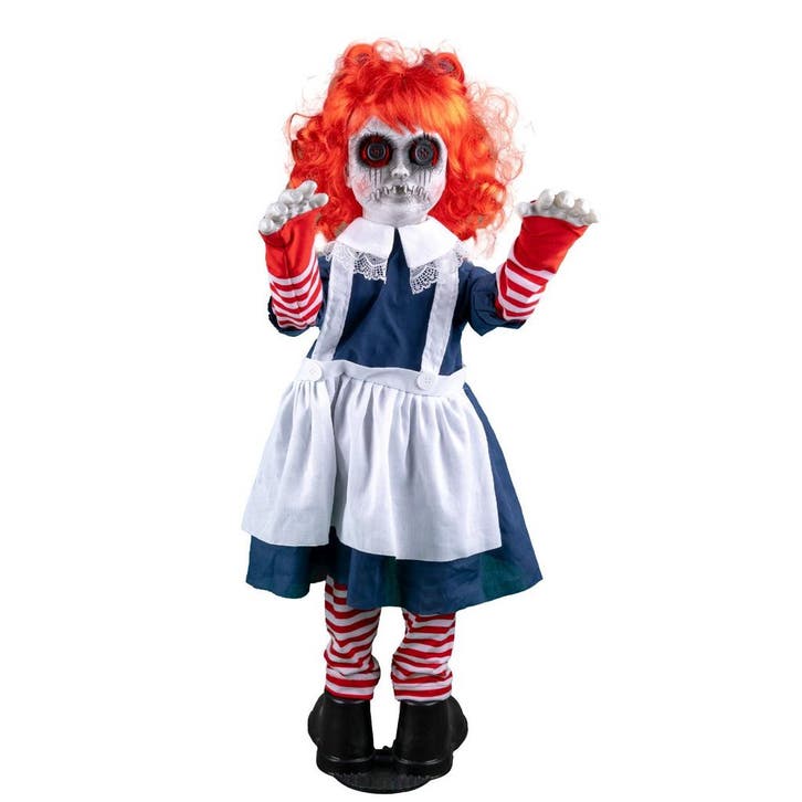 Halloween Decoratie Betty Buttons Pop 95cm Licht Geluid En, Kinderen en Baby's, Speelgoed | Poppen