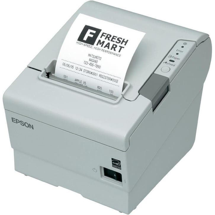 EPSON TM-T88V WIFI POS BON PRINTER - M244A - WHITE, Computers en Software, Printerbenodigdheden, Gebruikt, Ophalen of Verzenden