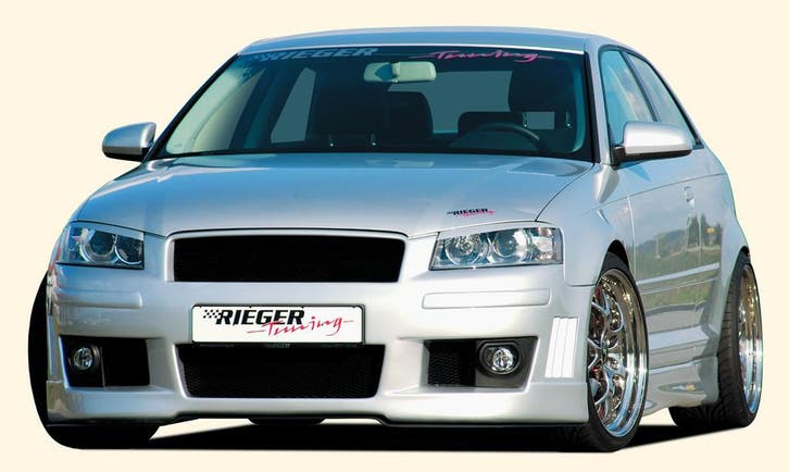 Rieger bumper | geschikt voor Audi A3 8P 2003-2005 3D | ABS, Autos : Pièces & Accessoires, Carrosserie & Tôlerie, Envoi