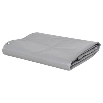 vidaXL Dekzeil 650 g/m² 3x5 m grijs, Verzenden