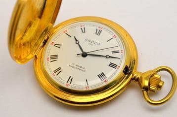 Anker - 100 - 17 Rubis Germany - mechanical pocket watch -