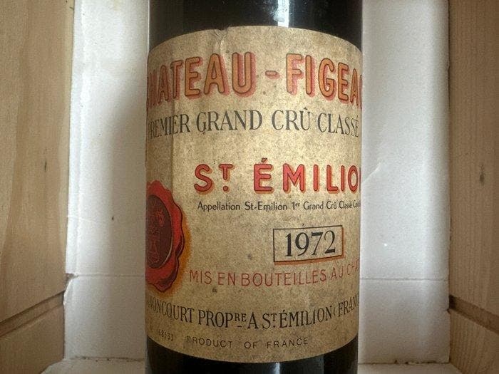 1972 Chateau Figeac - Saint-Émilion 1er Grand Cru Classé B -, Verzamelen, Wijnen