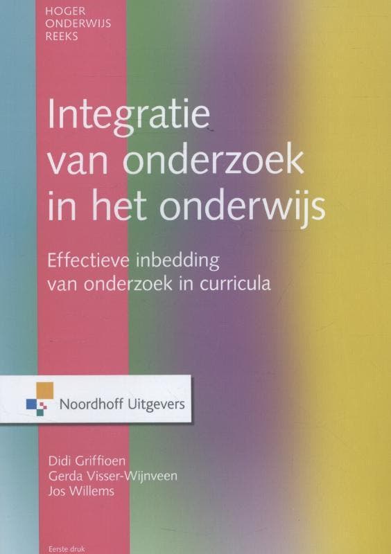 Integratie van onderzoek in het onderwijs / Leerboek, Boeken, Psychologie, Gelezen, Verzenden