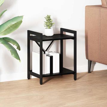 vidaXL Boekenplank 40 x 30 x 50 cm Bewerkt hout Zwart Eiken, Verzenden