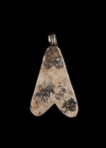 Égypte ancienne Argent Fly Amlet (Sans prix de réserve)