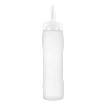 Doseerfles | Wit | Afsluitdop | 0.5L | Ø60x260(h)mm Araven, Verzenden