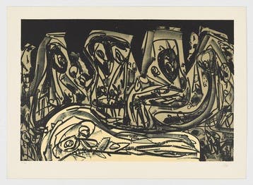 Antonio Saura (1930-1998) - Suite Kafka II