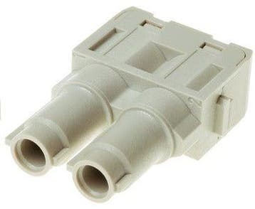 Han 70A Femelle Axiale Module Connecteur 2-Contact -, Bricolage & Construction, Verzenden