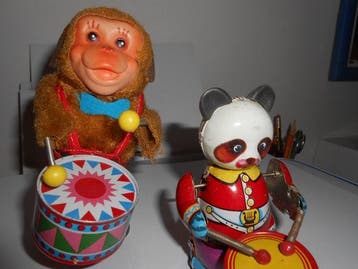 namenlos, Affe whrscheinlic Made in Japan - Jouet en étain à, Antiek en Kunst