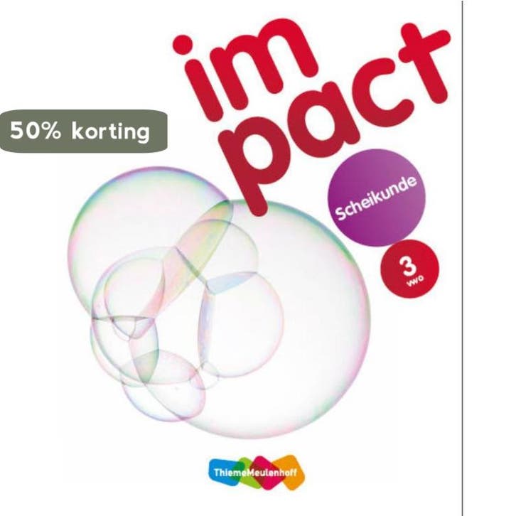 Impact Scheikunde basisboek 3 vwo 9789006340525, Boeken, Schoolboeken, Zo goed als nieuw, Verzenden