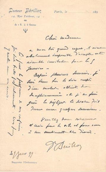 Bérillon, Berthelot, Bertillon, Bouillaud et Capuron - 5, Nieuw