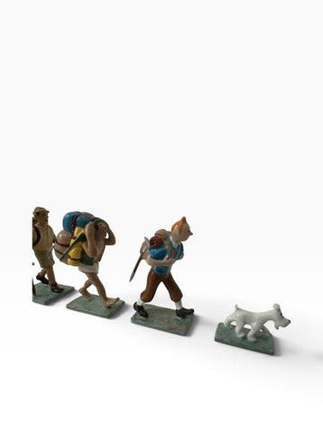 Figurine Moulinsart 46936 - Mini série trekking