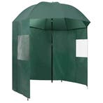 vidaXL Visparaplu 220x185 cm groen, Verzenden
