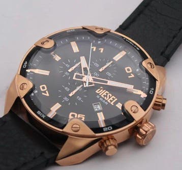 Diesel - Spiked Chronograph - Sans prix de réserve - Homme -, Nieuw