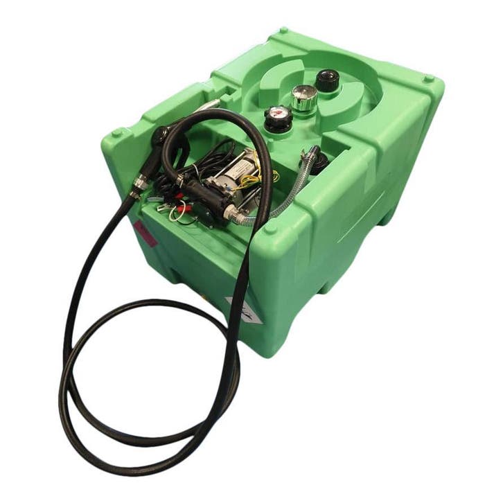 210 liter mobiele benzinetank met 12 volt pomp en aftapplug, Zakelijke goederen, Machines en Bouw | Kranen en Graafmachines