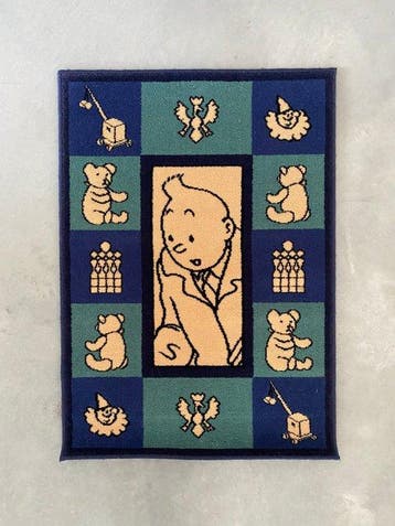 Hergé - 1 Tapis Axis Tintin et les jouets - Le Sceptre