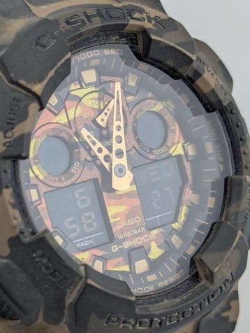 Casio - G Shock GA100CM - Zonder minimumprijs - Camouflage