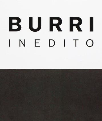 Alberto Burri - Manifesto originale mostra - Jaren 2000