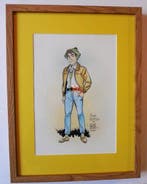 Paape, Eddy - 1 Original colour drawing - Marc Dacier - 2004, Nieuw