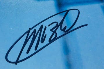 Marco van Basten - Hand Signed Ballon Dor Winner Photo – A1, Nieuw