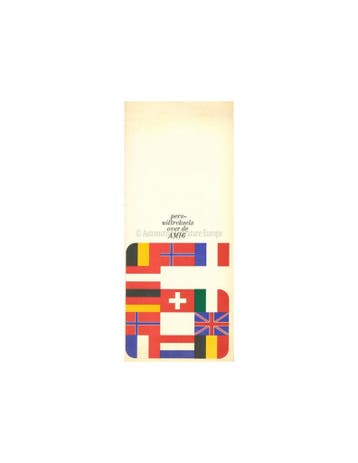 1964 CITROËN AMI 6 PERS BROCHURE NEDERLANDS, Nieuw