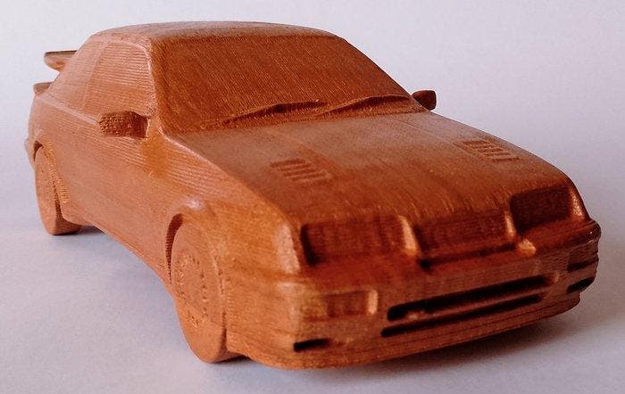 1:16 - Model sportwagen - Ford Sierra RS Cosworth 1987, Hobby en Vrije tijd, Modelauto's | 1:5 tot 1:12