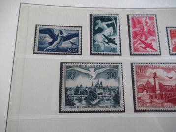 France 1946/1959 - Sans charnière, poste aérienne complète -, Postzegels en Munten, Postzegels | Europa | Frankrijk, Gestempeld
