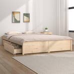 vidaXL Bedframe met lades 160x200 cm, Verzenden, Nieuw