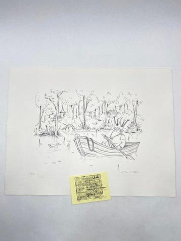 Turf - Lithographie - La Nef des fous II - Promenade en, Nieuw