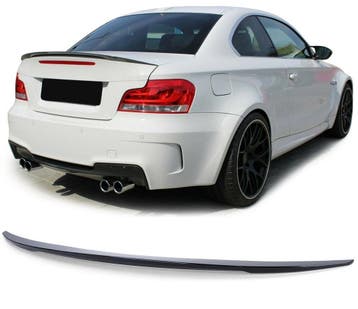 Achterspoiler Glans Zwart BMW 1 Serie E82 E88 B2827