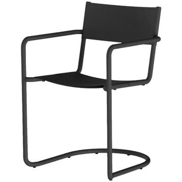 Nine Sine Fauteuil Stapelbaar Zwart - Eetkamerstoel - Outlet, Verzenden