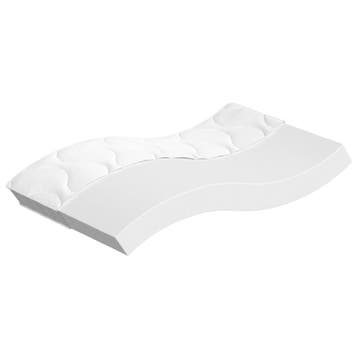 vidaXL Binnenveringmatras middelhard 100x200 cm, Verzenden, Nieuw