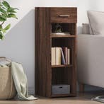 vidaXL Dressoir 30x42,5x93 cm bewerkt hout bruin eikenkleur, Verzenden, Nieuw
