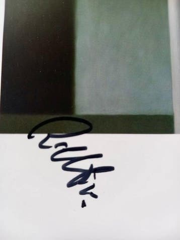 Gerhard Richter (1932) - Kunstkarte Kerze Handsigniert, Antiquités & Art